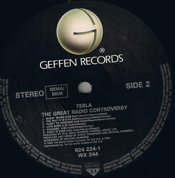 Tesla : The Great Radio Controversy (LP, Album)