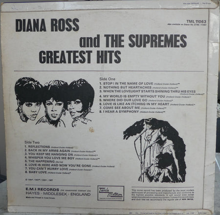 The Supremes : Greatest Hits (LP, Comp, Mono)