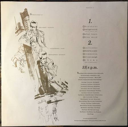 Swing Out Sister : It's Better To Travel (LP, Album, Cop)