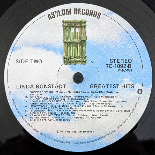 Linda Ronstadt : Greatest Hits (LP, Comp, Gat)