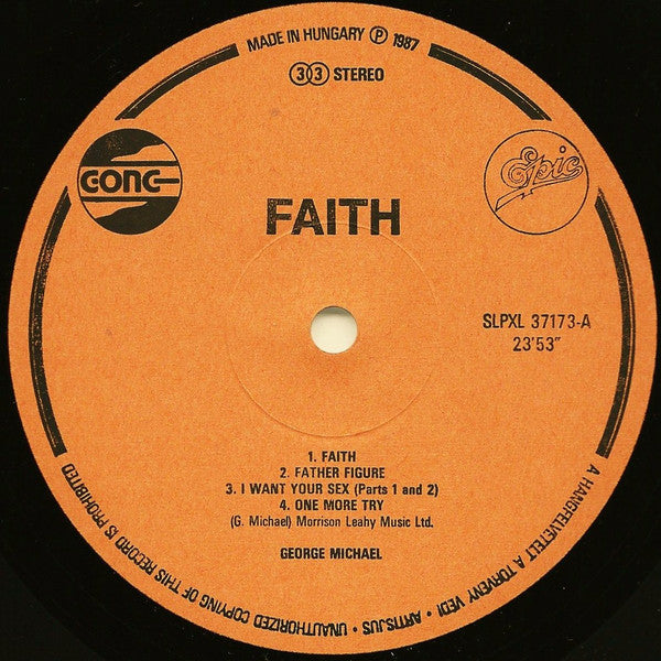George Michael : Faith (LP, Album)