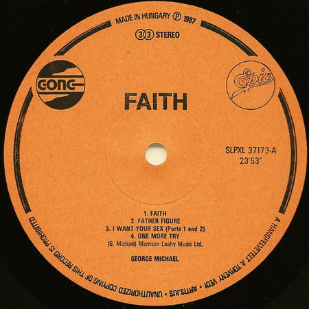 George Michael : Faith (LP, Album)