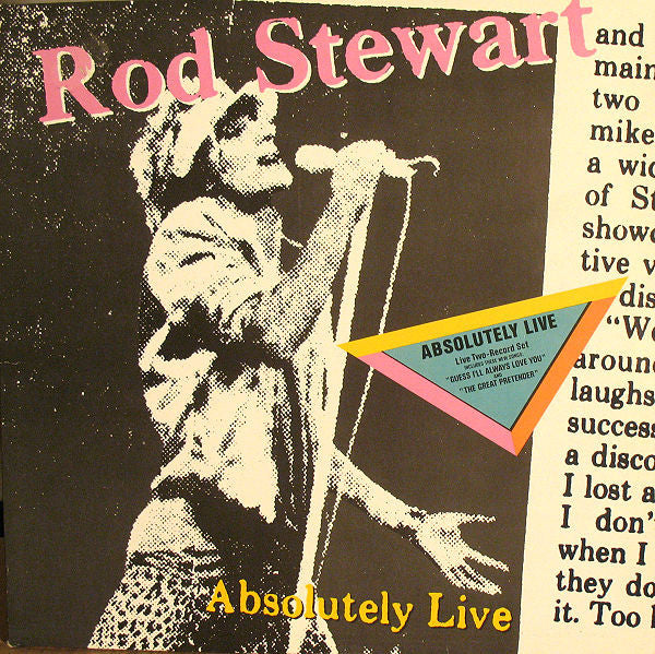 Rod Stewart : Absolutely Live (2xLP, Album, RE)