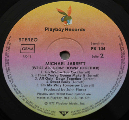 Michael Jarrett (2) : We're All Going Down Together (LP)