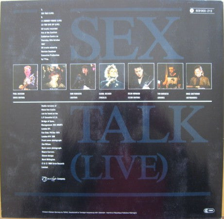 T'Pau : Sex Talk (Live) (12", Single)