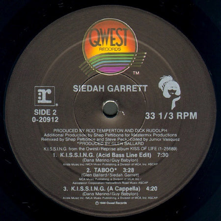 Siedah Garrett : K.I.S.S.I.N.G. (12", Maxi, All)