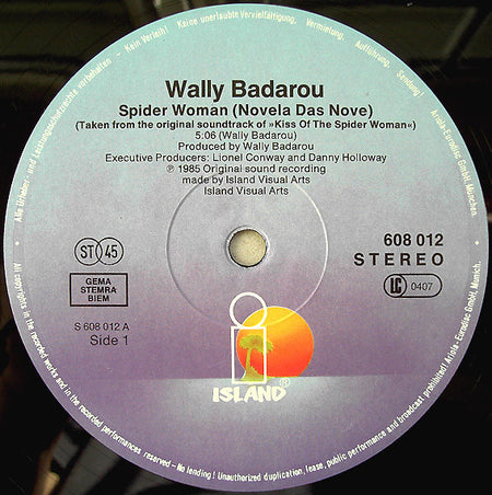 Wally Badarou : Novela Das Nove (Spider Woman) (12", Maxi)