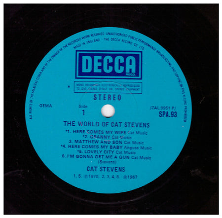 Cat Stevens : The World Of Cat Stevens (LP, Comp)