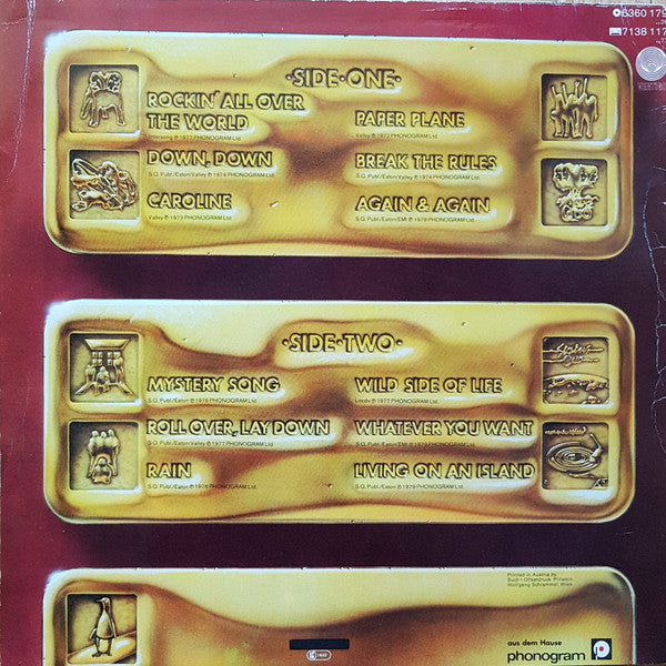 Status Quo : 12 Gold Bars (LP, Comp)