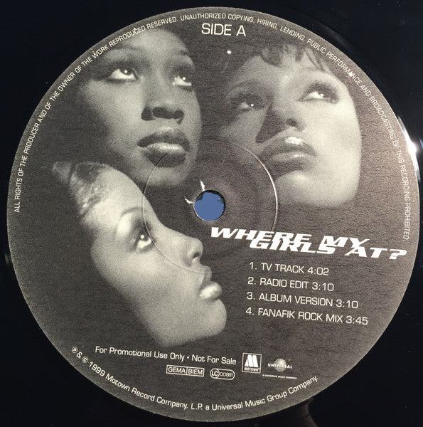 702 : Where My Girls At? (12", Maxi, Promo)