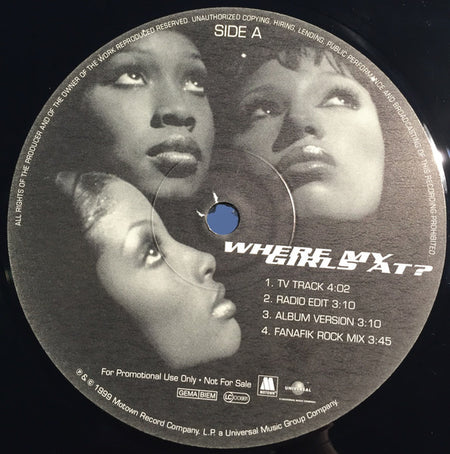 702 : Where My Girls At? (12", Maxi, Promo)