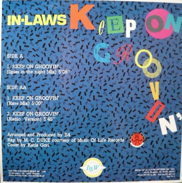 In-Laws : Keep On Groovin' (12", Maxi)