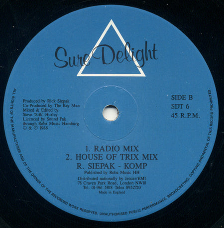 Rickster : Night Moves (12")