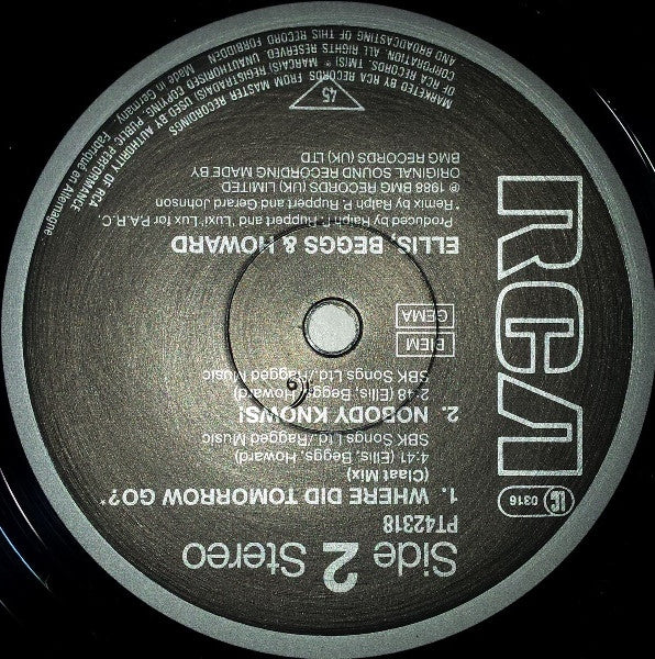 Ellis, Beggs & Howard : Where Did Tomorrow Go? (12", Maxi)