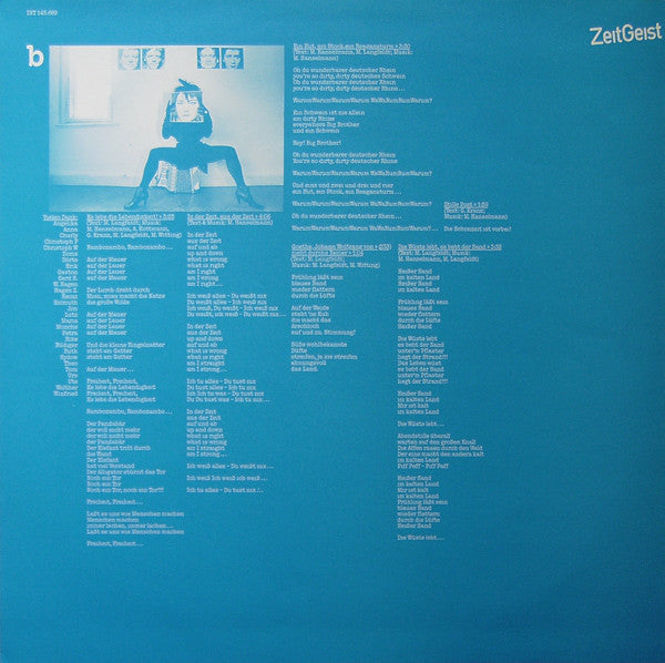 ZeitGeist (4) : ZeitGeist (LP, Album)