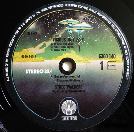 Streetwalkers : Vicious But Fair (LP, Album)
