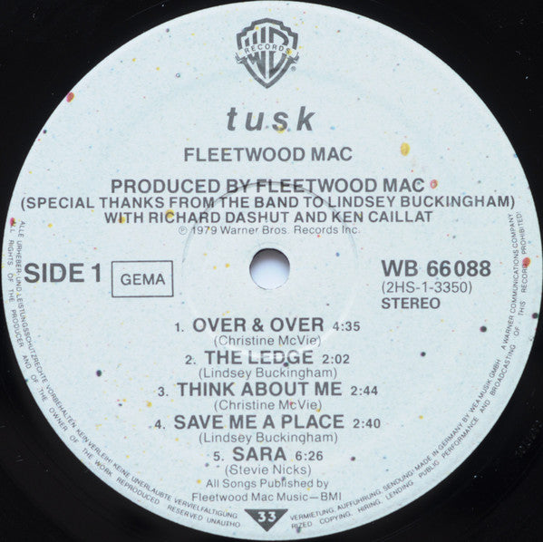 Fleetwood Mac : Tusk (2xLP, Album, Son)