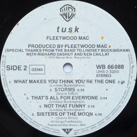 Fleetwood Mac : Tusk (2xLP, Album, Son)