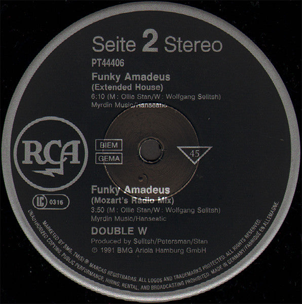 Double W : Funky Amadeus (12", Maxi)