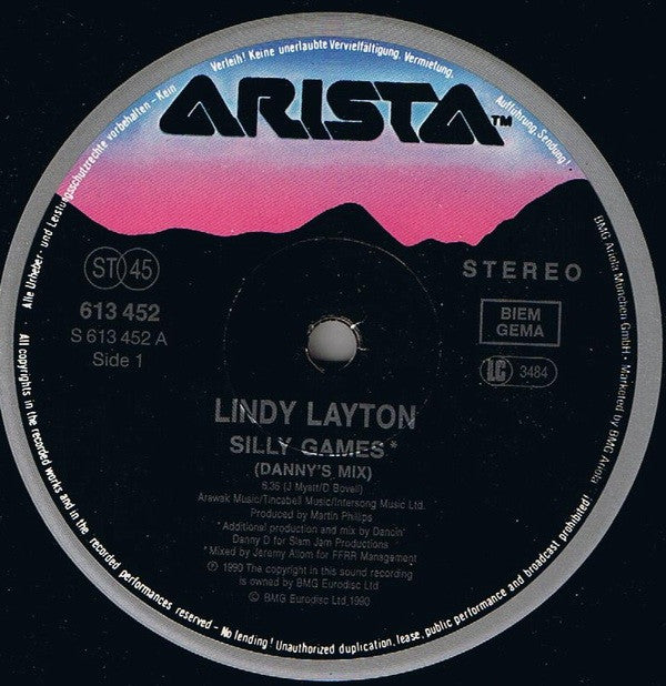 Lindy Layton Featuring Janet Kay : Silly Games (12", Maxi)