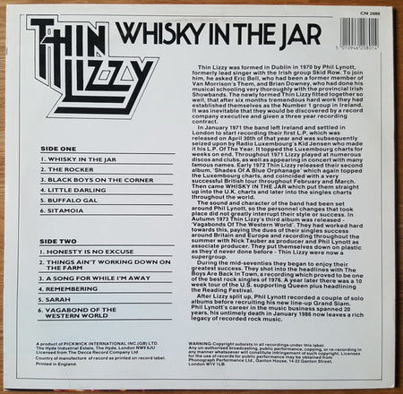 Thin Lizzy : Whisky In The Jar (LP, Comp)