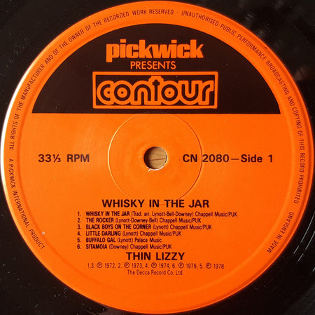 Thin Lizzy : Whisky In The Jar (LP, Comp)
