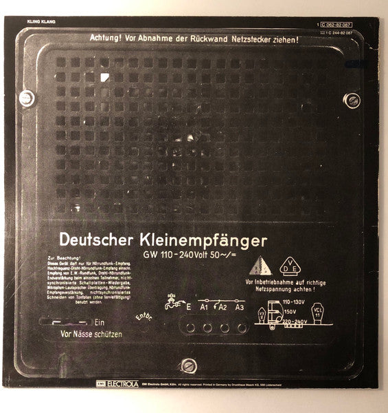Kraftwerk : Radio-Aktivität (LP, Album, Fir)