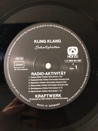 Kraftwerk : Radio-Aktivität (LP, Album, Fir)