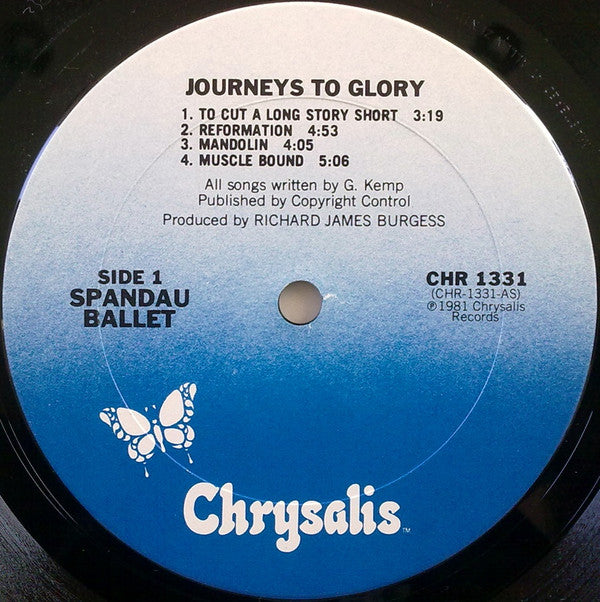 Spandau Ballet : Journeys To Glory (LP, Album)