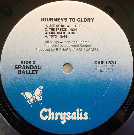Spandau Ballet : Journeys To Glory (LP, Album)
