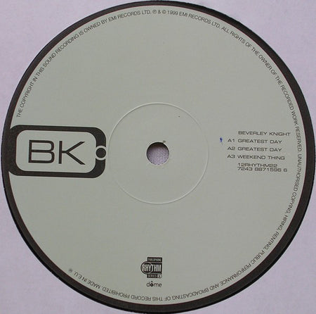 Beverley Knight : Greatest Day (12")