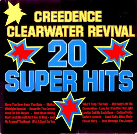 Creedence Clearwater Revival : 20 Super Hits (LP, Comp, RE)