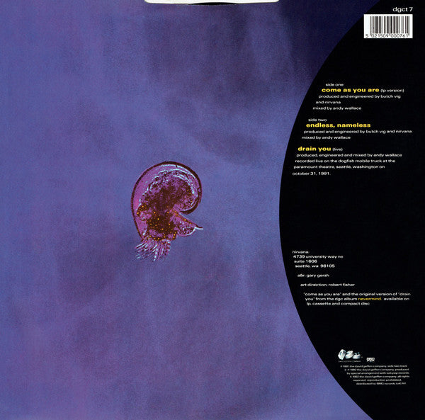 Nirvana : Come As You Are (12", Single)