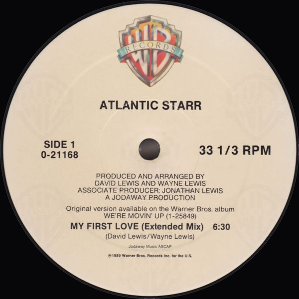 Atlantic Starr : My First Love (12", Maxi)