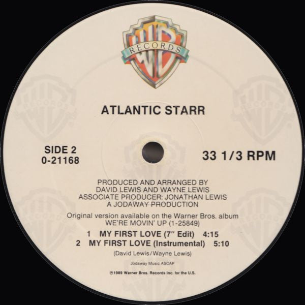 Atlantic Starr : My First Love (12", Maxi)