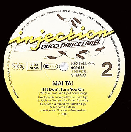 Mai Tai : Fight Fire With Fire (12", Maxi)