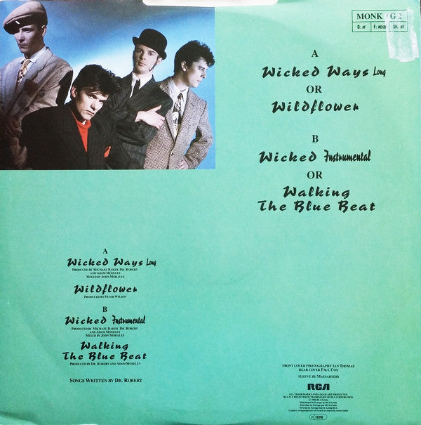 The Blow Monkeys : Wicked Ways (12", Single, Ltd, S/Edition, Dou)