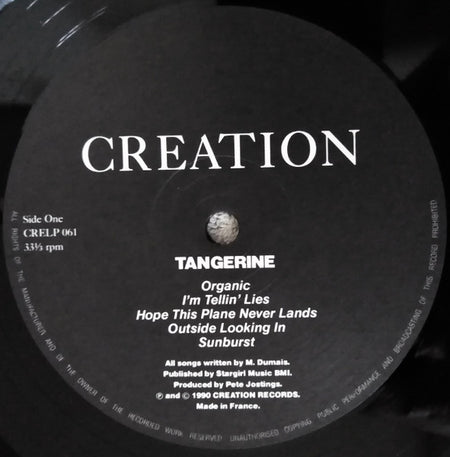 Tangerine (2) : Tangerine (LP, Album, Log)