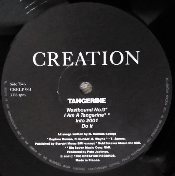 Tangerine (2) : Tangerine (LP, Album, Log)
