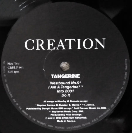 Tangerine (2) : Tangerine (LP, Album, Log)