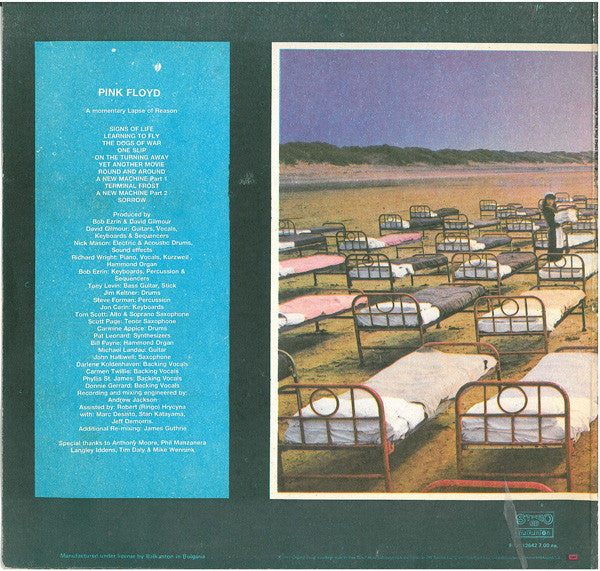 Pink Floyd = Пинк Флойд* : A Momentary Lapse Of Reason = Необяснима Постъпка (LP, Album)