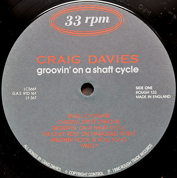Craig Davies : Groovin' On A Shaft Cycle (LP, Album)
