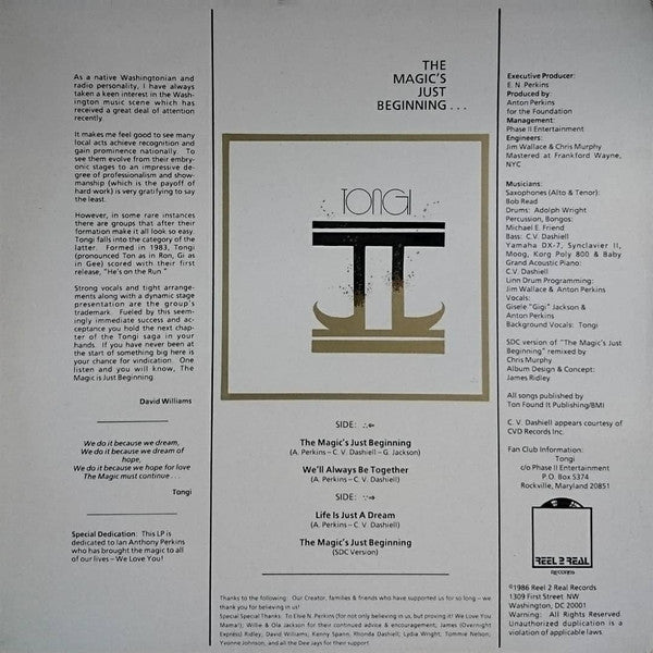 Tongi : The Magic's Just Beginning... (12", EP)