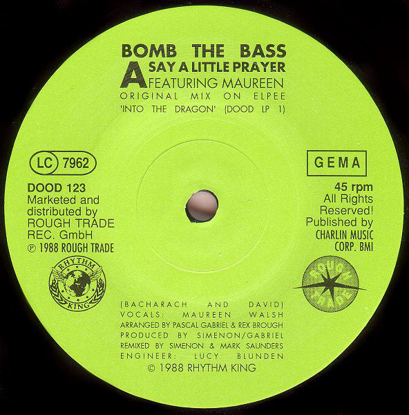 Bomb The Bass : Say A Little Prayer (12")