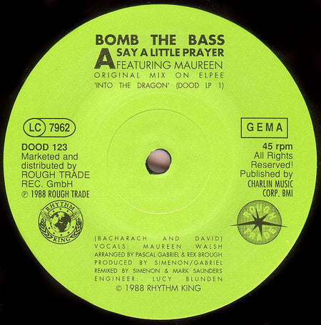 Bomb The Bass : Say A Little Prayer (12")