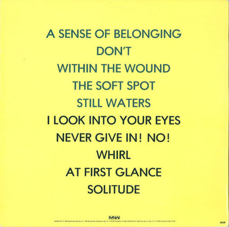 Global Infantilists : A Sense Of Belonging (LP, Album)