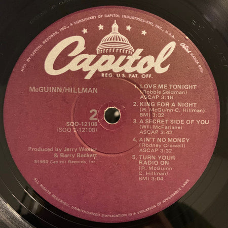 McGuinn* / Hillman* : McGuinn-Hillman (LP, Album, Win)