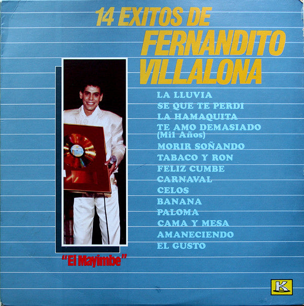 Fernando Villalona : 14 Exitos De Fernandito Villalona (LP, Comp)