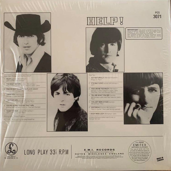 The Beatles : HELP! (LP, Album, RE, RM, 180)