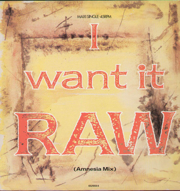 Spandau Ballet : Raw (Amnesia Mix) (12", Maxi)